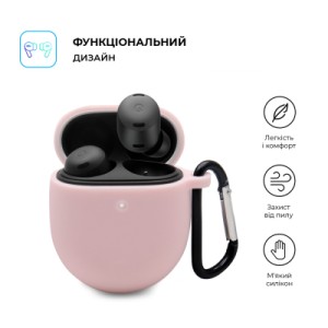 Чехол для наушников Armorstandart Hang Case для Google Pixel Buds Pro Pink (ARM75515)