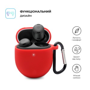 Чехол для наушников Armorstandart Hang Case для Google Pixel Buds Pro Red (ARM75405)
