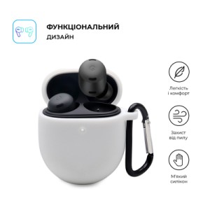 Чехол для наушников Armorstandart Hang Case для Google Pixel Buds Pro White (ARM75406)