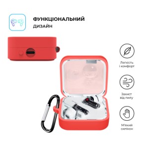 Чехол для наушников Armorstandart Hang Case для Nothing Ear (2) Red (ARM75398)