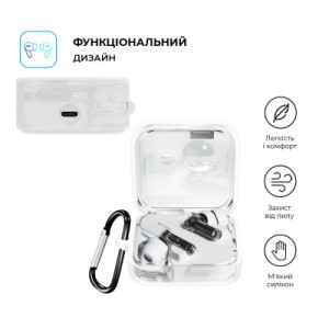 Чехол для наушников Armorstandart Hang Case для Nothing Ear (2) Transparent (ARM75401)