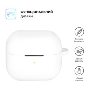 Чехол для наушников Armorstandart Hang Case для Samsung Galaxy Buds 3/3 Pro White (ARM79983)