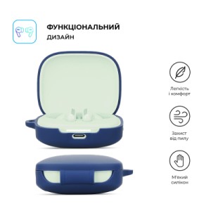 Чехол для наушников Armorstandart Hang Case для Xiaomi Redmi Buds 6 Dark Blue (ARM83391)
