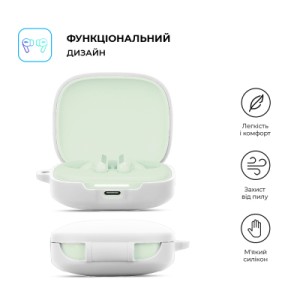 Чехол для наушников Armorstandart Hang Case для Xiaomi Redmi Buds 6 White (ARM83393)