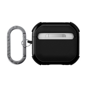 Чехол для наушников Armorstandart Panzer для Apple Airpods 4 Black (ARM82552)