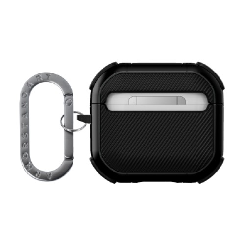 Чехол для наушников Armorstandart Panzer для Apple Airpods 4 Black (ARM82552)
