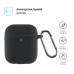 Чехол для наушников Armorstandart Ultrathin Silicone Case With Hook для Apple AirPods 2 Black (ARM59679)
