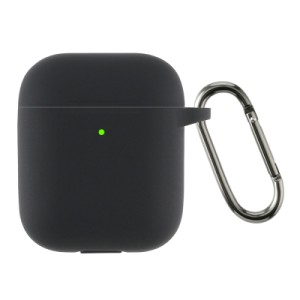Чехол для наушников Armorstandart Ultrathin Silicone Case With Hook для Apple AirPods 2 Black (ARM59679)
