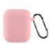Чехол для наушников Armorstandart Ultrathin Silicone Case With Hook для Apple AirPods 2 Pink (ARM59688)