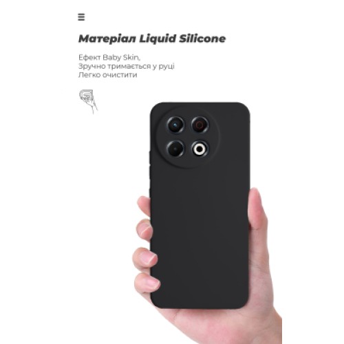 Чехол для мобильного телефона Armorstandart ICON Tecno Spark 30 Pro 4G (KL7) Camera cover Black (ARM83313)