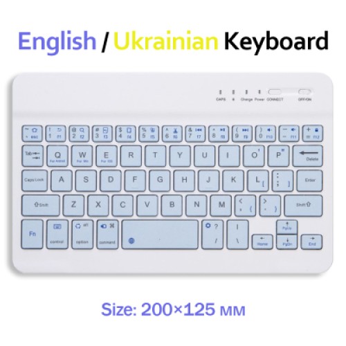 Клавиатура BeCover Bluetooth UA Light Blue (713410)