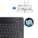 Клавиатура BeCover (245х150 мм) Bluetooth UA Black (713405)