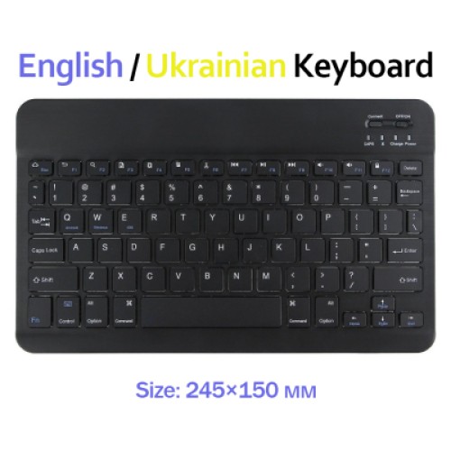 Клавиатура BeCover (245х150 мм) Bluetooth UA Black (713405)