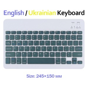 Клавіатура BeCover (245х150 мм) Bluetooth UA Dark Green (713406)