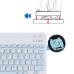 Клавиатура BeCover (245х150 мм) Bluetooth UA Light Blue (713407)