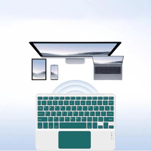 Клавиатура BeCover with TouchPad Bluetooth UA Dark Green (713404)