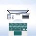 Клавиатура BeCover with TouchPad Bluetooth UA Dark Green (713404)