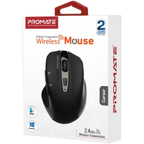 Мышка Promate Cursor Wireless Black (cursor.black)