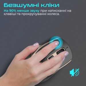 Мышка Promate Samit Wireless Gold (samit.gold)