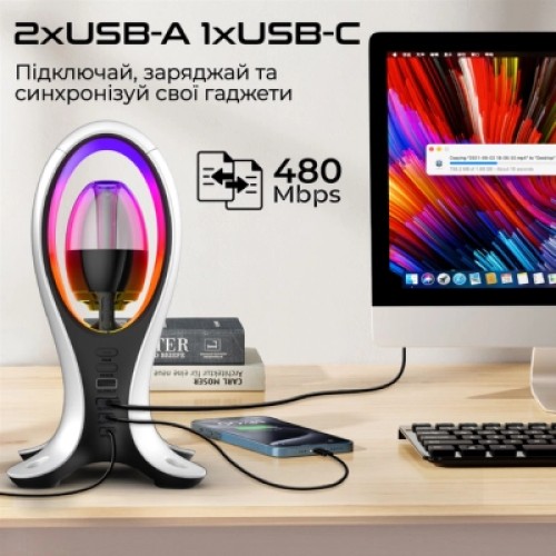 Акустическая система Promate Alpha-X USB Black (alpha-x)