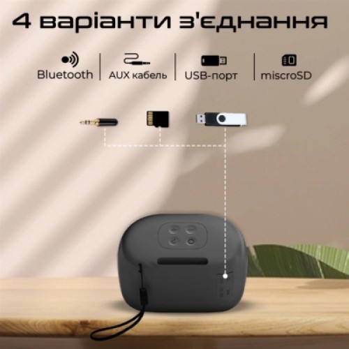 Акустическая система Promate Mood 5W Black (mood.black)