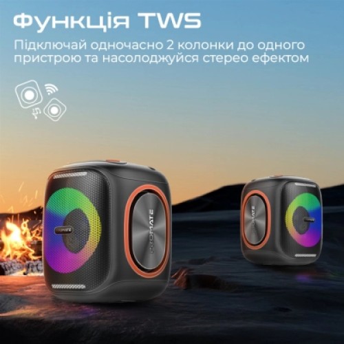 Акустическая система Promate Strike-40 40W Black (strike-40)