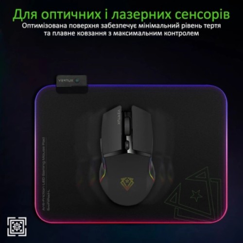 Коврик для мышки Vertux SwiftPad-L Black (swiftpad-l.black)
