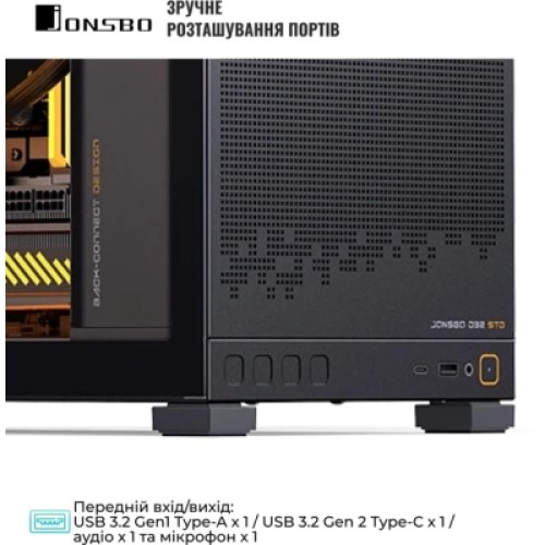 Корпус JONSBO D32 STD Black