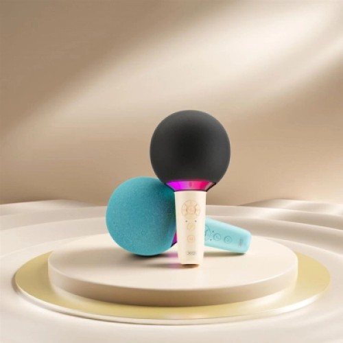 Микрофон XO BE50 Bluetooth, AUX, LED Beige (BE50.beige)