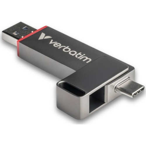 USB флеш накопитель Verbatim 128GB QuickStick USB 3.2/USB-C (32040)