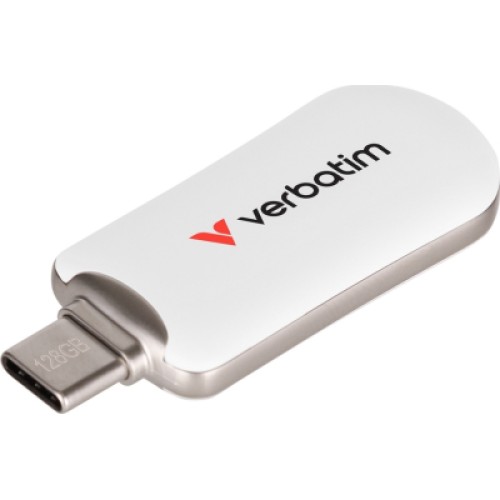 USB флеш накопитель Verbatim 256GB Plectra White USB-C (30230)