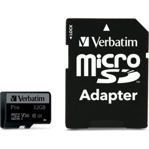 Карта памяти Verbatim 32GB microSDXC class 10 UHS-III PRO (47041)