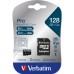 Карта памяти Verbatim 128GB microSDXC class 10 UHS-III PRO (47044)