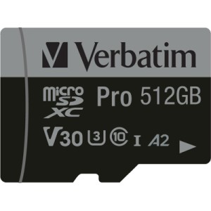 Карта пам'яті Verbatim 512GB microSDXC class 10 UHS-III PRO (47046)