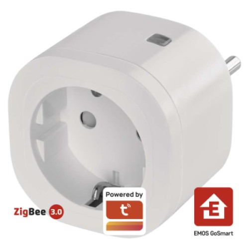 Умная розетка WIFI P5533 GoSmart, ZigBee 3.0, IP44 EMOS (P5533)