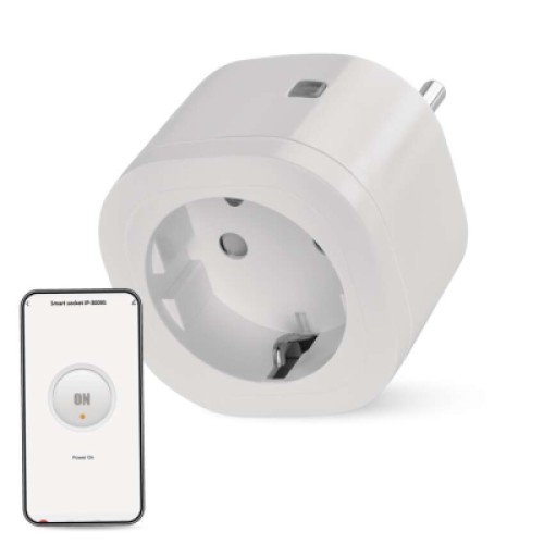 Умная розетка WIFI P5533 GoSmart, ZigBee 3.0, IP44 EMOS (P5533)