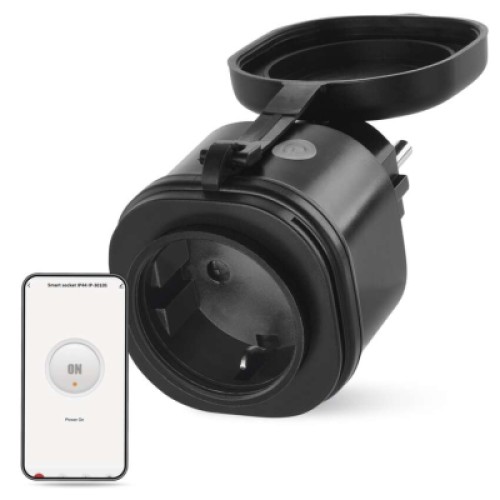 Умная розетка WIFI P5534 GoSmart, ZigBee 3.0, IP44 EMOS (P5534)