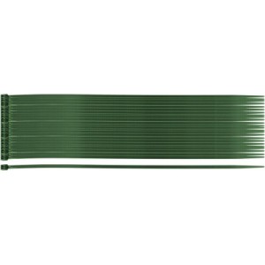Стяжка Neo Tools 50шт, пластик, 2.5х200мм, зеленая (15-977)