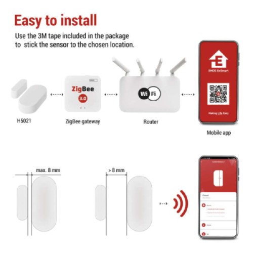 Датчик открытия EMOS H5021 ZigBee (H5021)