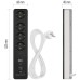 Сетевой удлинитель EMOS P1422SM 2m 4 роз. 1xUSB-A 1xUSB-C Wi-Fi 1,5мм2 (P1422SM)