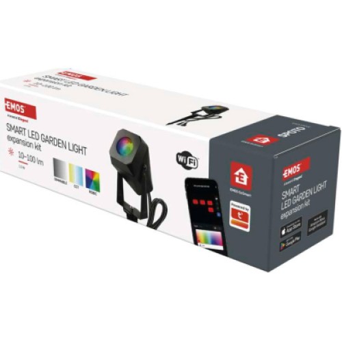 Прожектор EMOS ZIW191R 1,5 Вт RGBIC WIFI (ZIW191R)