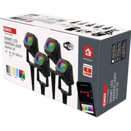 Прожектор EMOS ZIW194R 4шт 7 Вт RGBIC WIFI (ZIW194R)