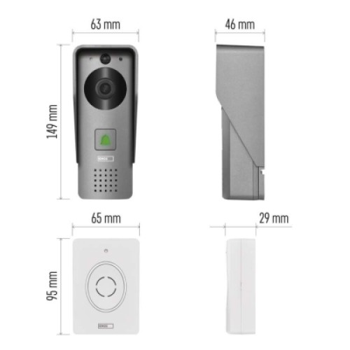 Видеодомофон video H4031GoSmartWi-Fi EMOS (H4031)