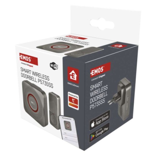 Дверной звонок EMOS беспроводной P5735SS WiFi (P5735SS)