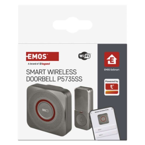 Дверной звонок EMOS беспроводной P5735SS WiFi (P5735SS)