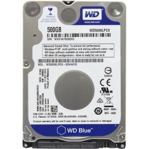 Жорсткий диск для ноутбука 2.5" 500GB WD (# WD5000LPCX #)