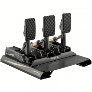 Педали игровые MOZA Racing CRP2USB тензодатчик 200 кг карбонова підставка Black (RS066_Moza)