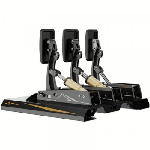 Педали игровые MOZA Racing CRP2USB тензодатчик 200 кг карбонова підставка Black (RS066_Moza)
