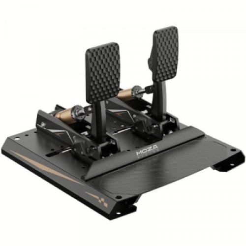 Педали игровые MOZA Racing CRP2USB тензодатчик 200 кг карбонова підставка Black (RS066_Moza)