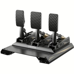 Педали игровые MOZA Racing CRP2USB тензодатчик 200 кг карбонова підставка Black (RS066_Moza)